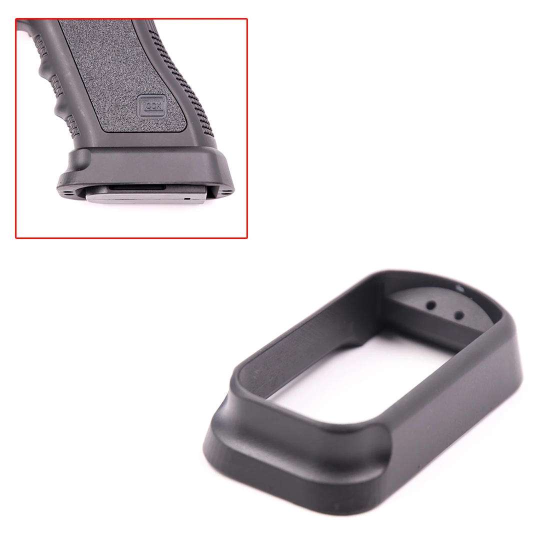 Высокая прочность светочувствительная Смола журнал рот для SKD Glock G18 водные гелевые бусинки бластер-черный - Цвет: as shown