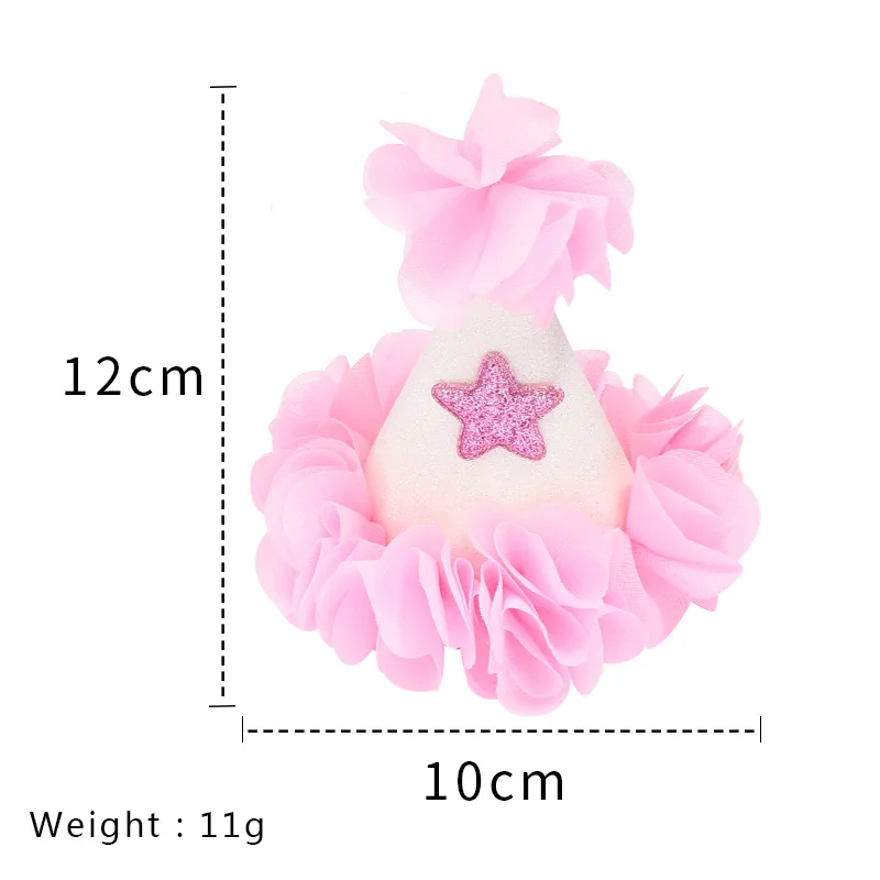 Ручная работа повязка на голову с блестящей короной и цветком для новорожденных