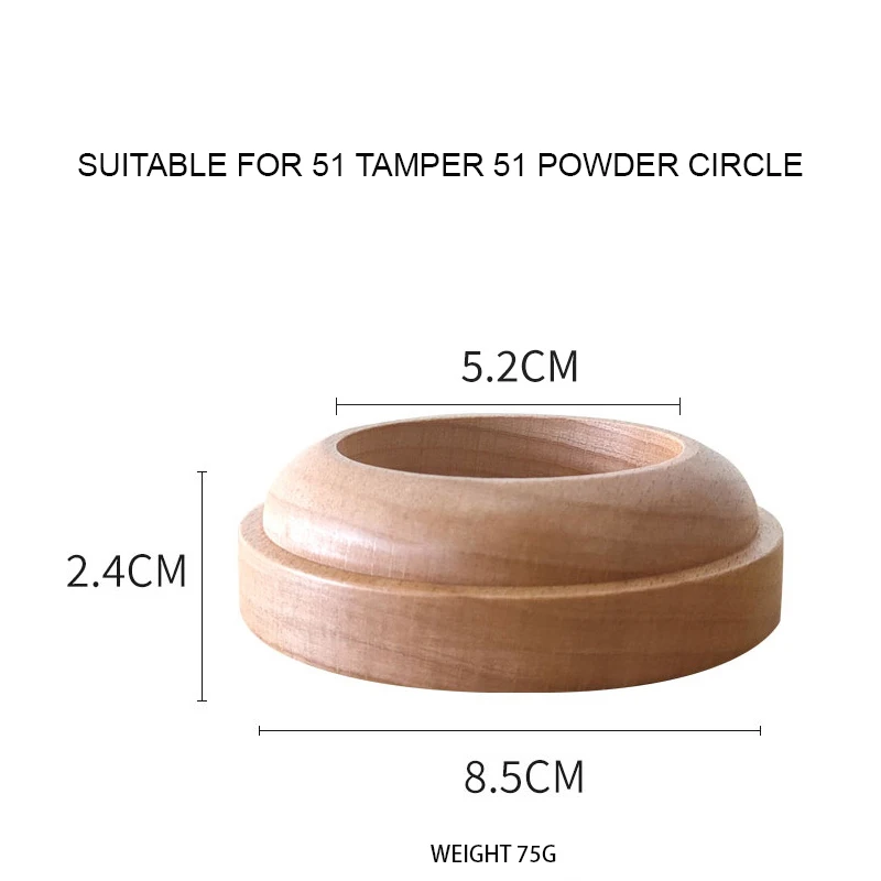 Подставка для кофе из твердой древесины пищевого класса молоток пудры