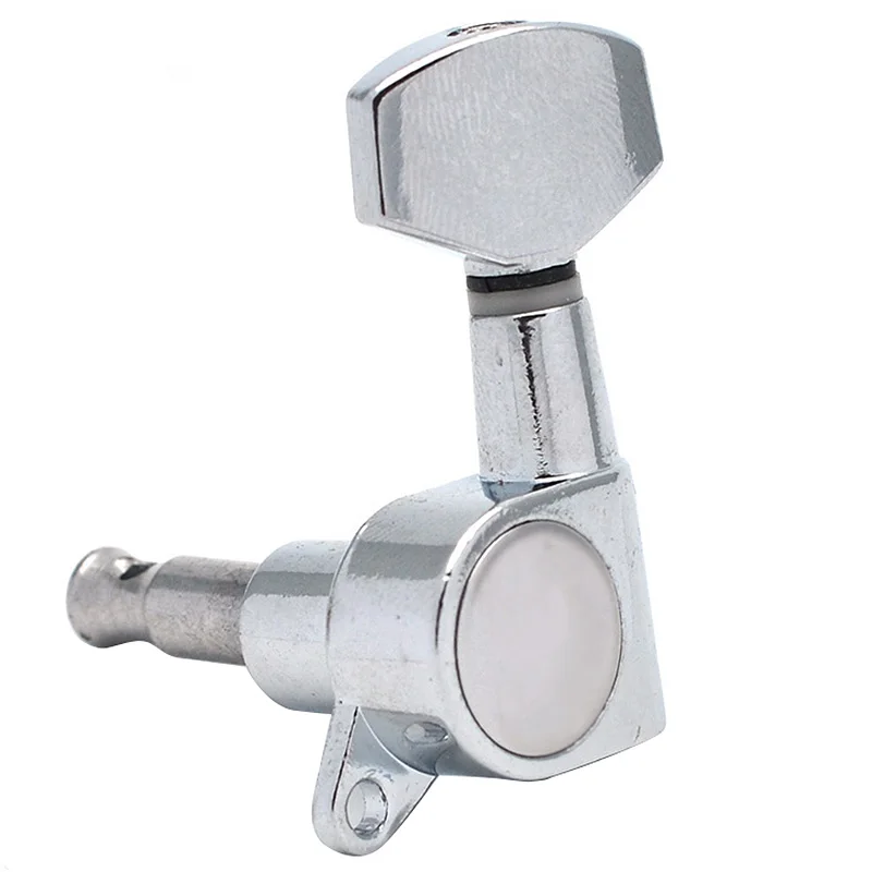 gitarre versiegelt kleine peg tuning pegs tuner mechaniken für akustische elektrische gitarre gitarre teile silber 6r free global shipping