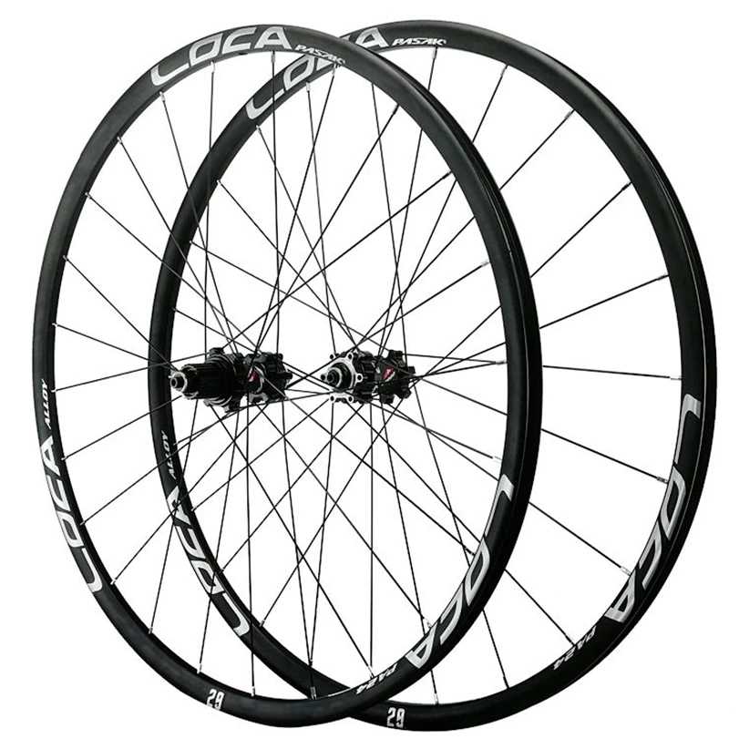 Günstig MTB Mountainbike Fahrrad 26/27.5/29 Zoll/700C Quick Release Legierung Rad Set Gerade Pull Disc Bremse Rad Kleine Spline