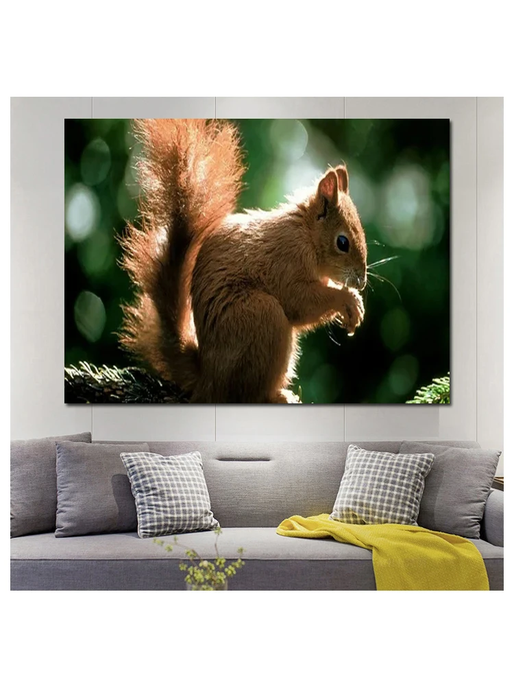 

Full Square / Round Diamond 5D DIY Diamond Painting "Squirrel 3D Embroidery Cross-stitch Mosaic Home Decoration Gift
