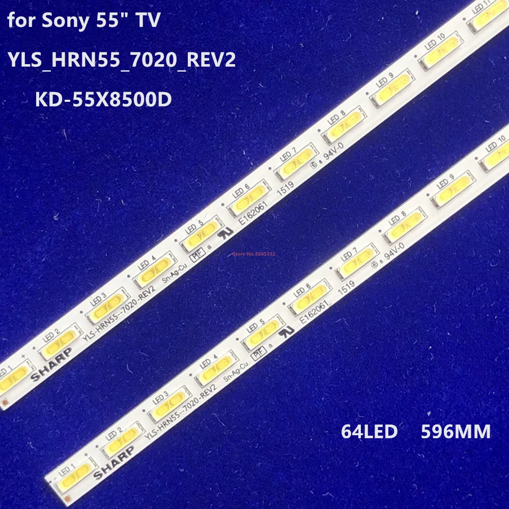 10 шт./лот 64-светодиодная Светодиодная лента для подсветки Sony Sharp KD-55X8505C KD-55X8507C