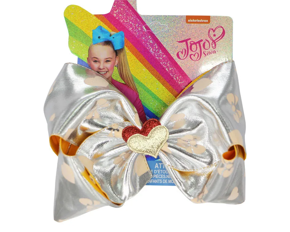 

NEW 7inch Valentine's Day Bowknot Hairpin Large Heart Hair Bows For Girls Valentine Gift Hair Accessories