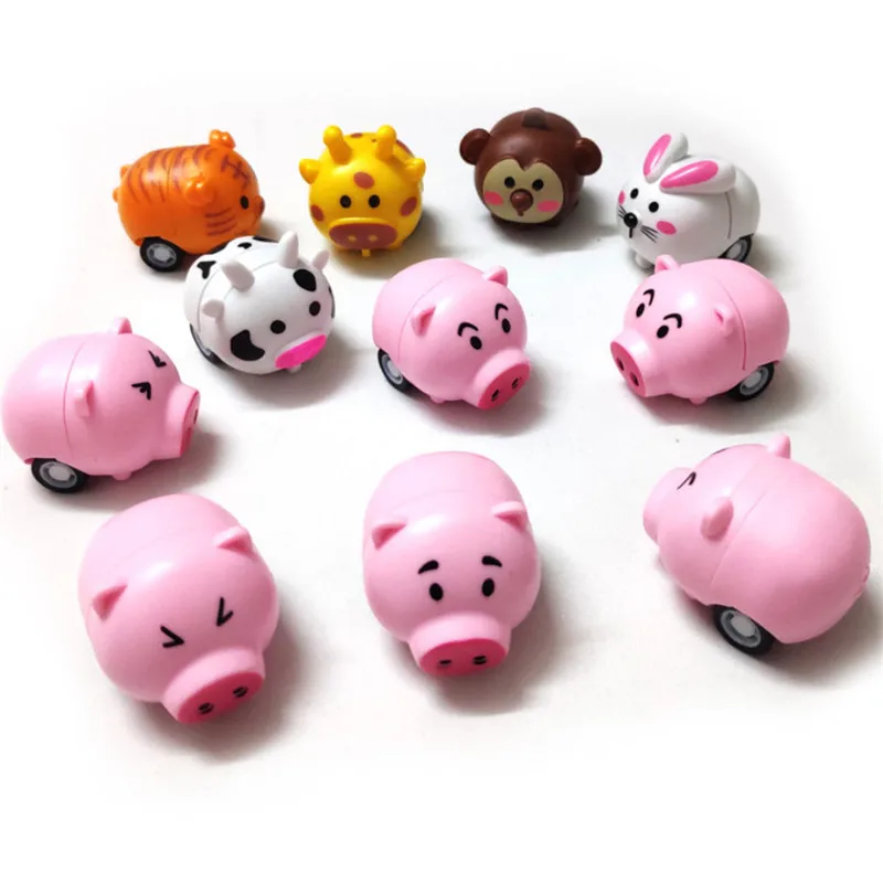 

1Pc Plastic Pull Back Mini Vehicle Cartoon Car Kid Party Toy Educational Toy