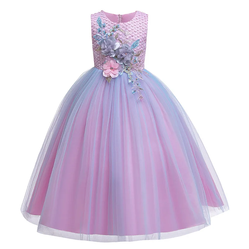 Детское нарядное платье Эльза для девочек дня рождения Детские платья