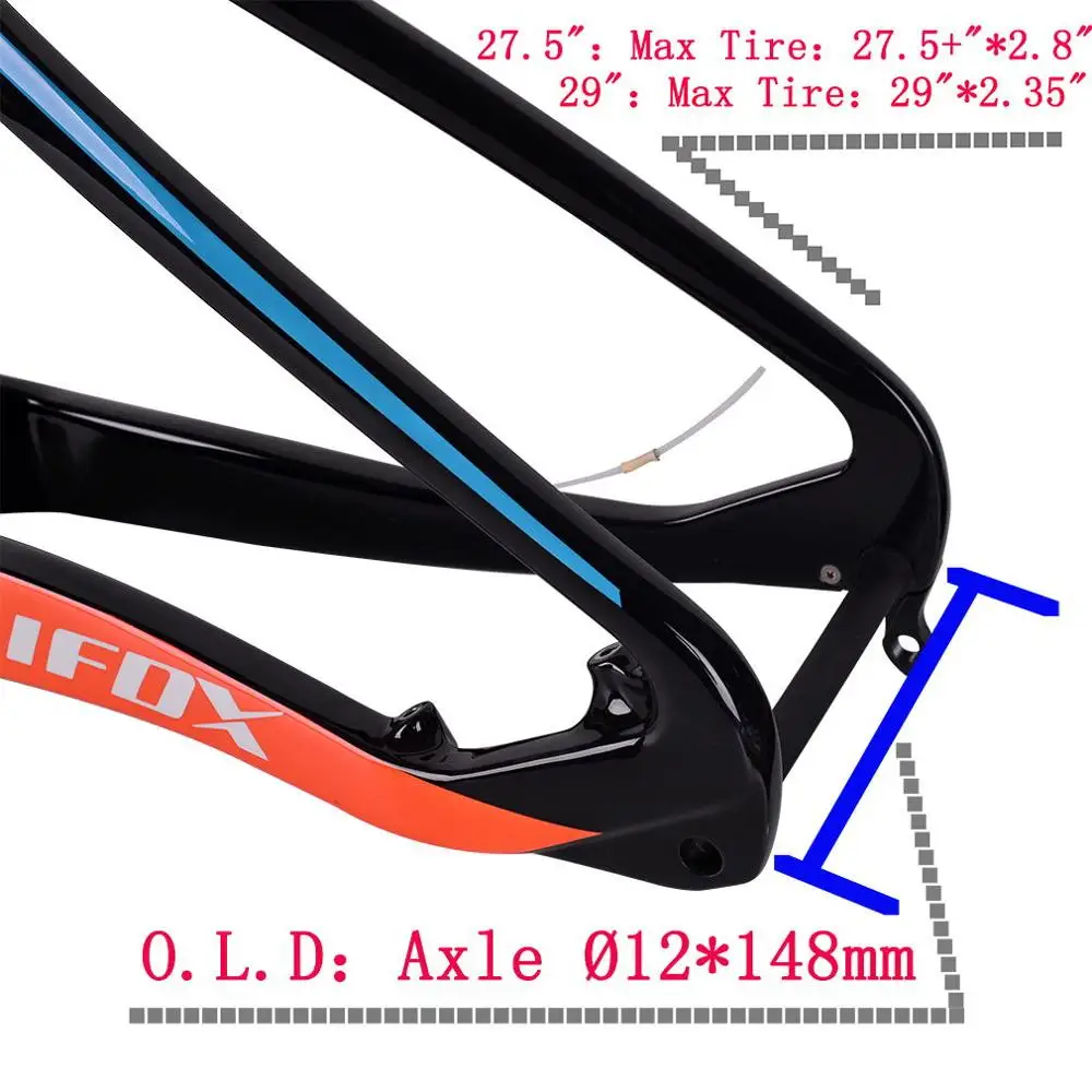 TRIFOX полная подвеска XC MTB рама 29er рама карбоновая для горного велосипеда cuadro carbono mtb T800 quadro Boost 148*12 велосипедная Рама