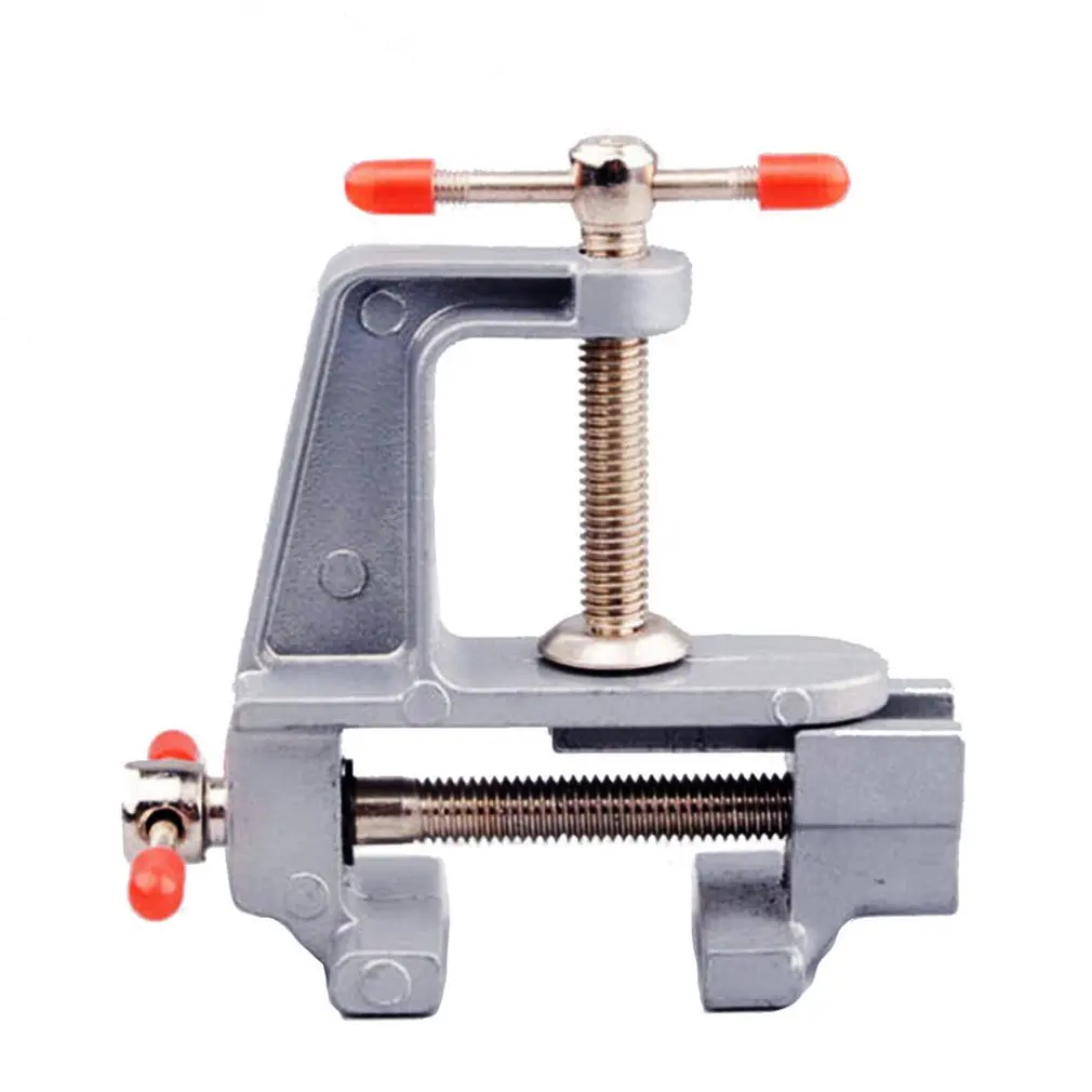 

Mini Bench Vise Table Screw Vise Aluminium Alloy 30mm Table Bench Clamp Vise for DIY Craft Mold Fixed Repair Tool