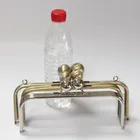 22x9 см большая шаровая застежка 25 мм или 25x9 см большой шар 30 мм Серебряная античная латунь металлическая рамка для кошелька кошелек