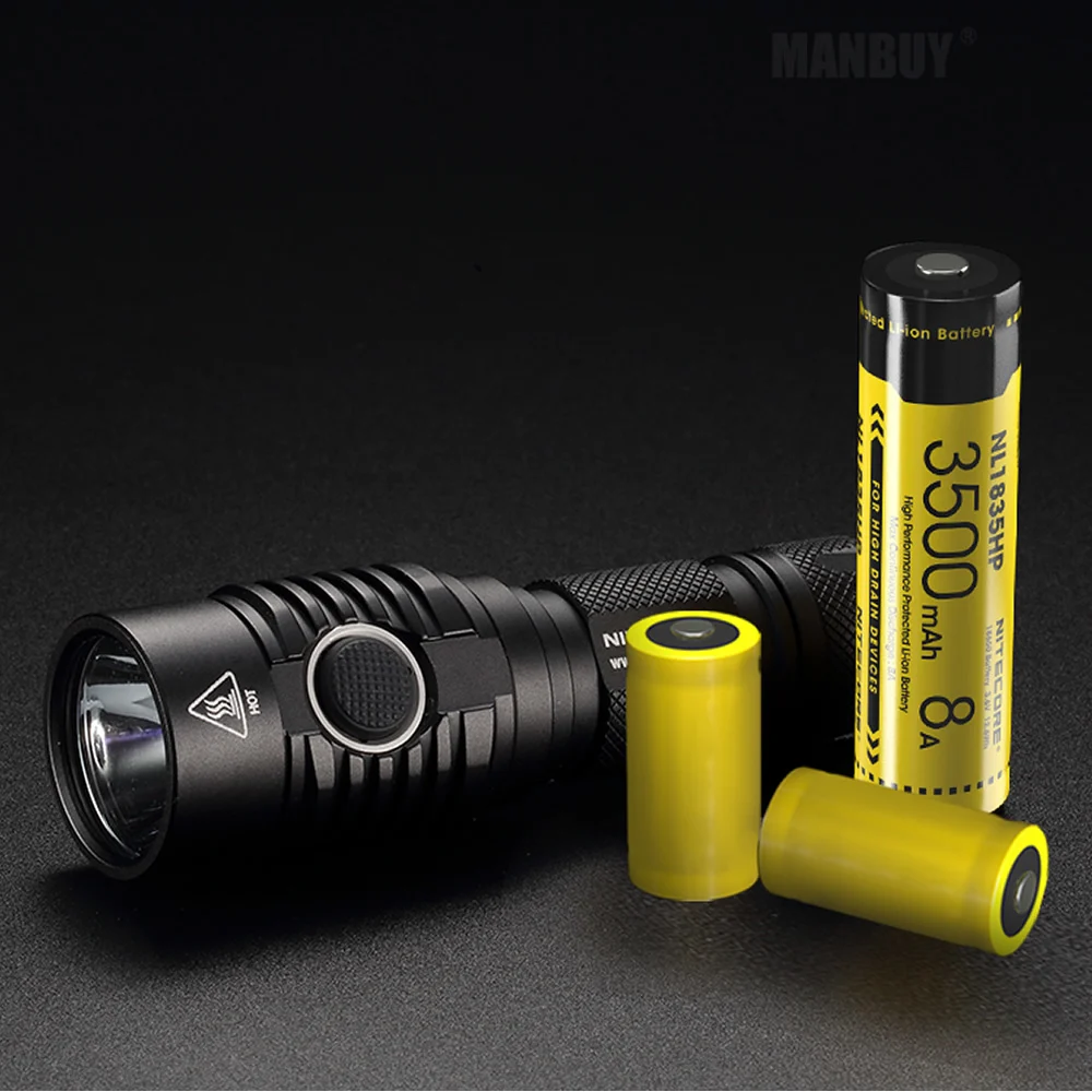 2021 NITECORE MH23 фонарь 3500 мА/ч Перезаряжаемые Батарея 1800 люмен CREE XHP35 HD СВЕТОДИОДНАЯ
