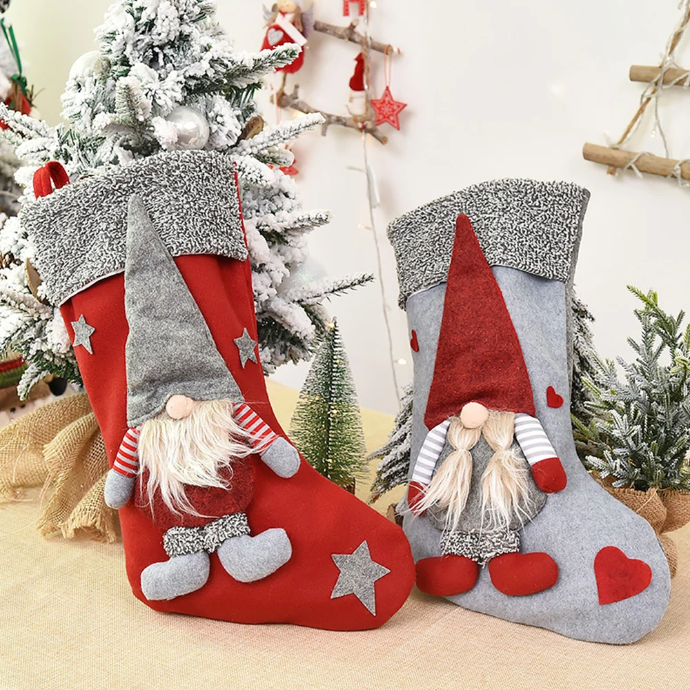 

New Year 2021 Gifts Bag Christmas Stocking Christmas Decorations gift Santa Claus Christmas stockings Christmas tree decorations