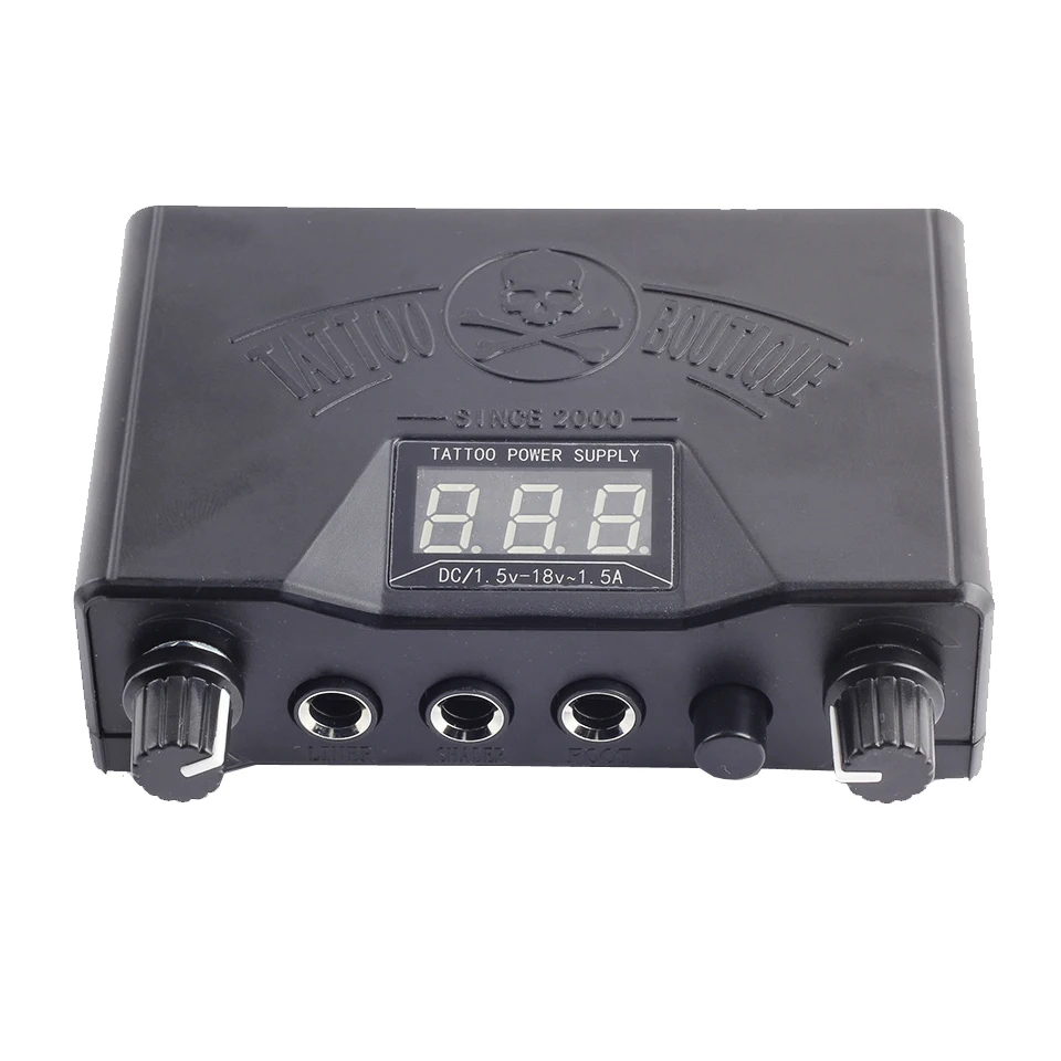 Профессиональный источник питания для тату с двойным цифровым ЖК-дисплеем