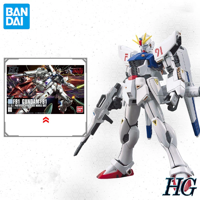 

In Stock Original Bandai HG HGUC 167 1/144 F91 GUNADAM Assembly Action Figure Toys Gifts Genuine Model Toy