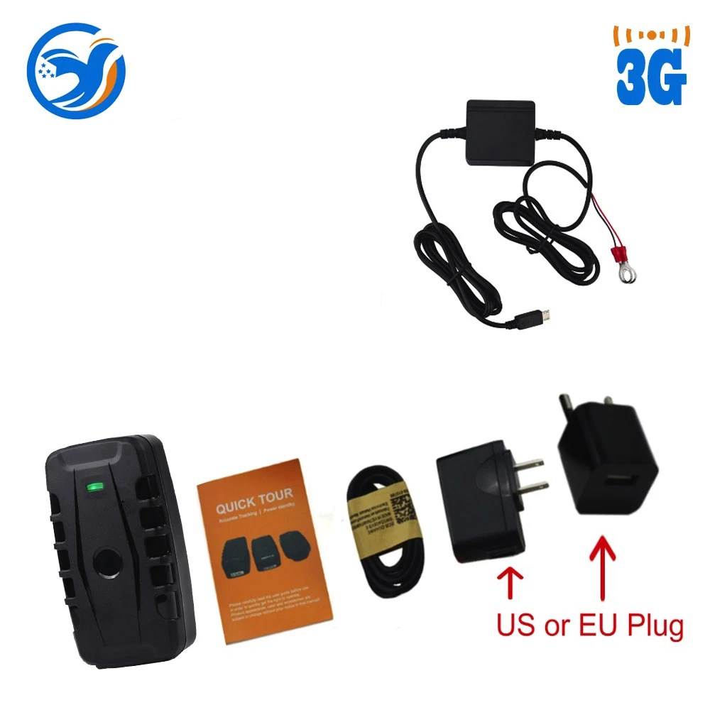 3G Has Box No Charge Gps телефон 120 дней долгое время ожидания актив gps трекер автомобиля 2G 3g LK209B сигнализация перемещения мощный магнитный установка - Цвет: 3G Has Box No Charge