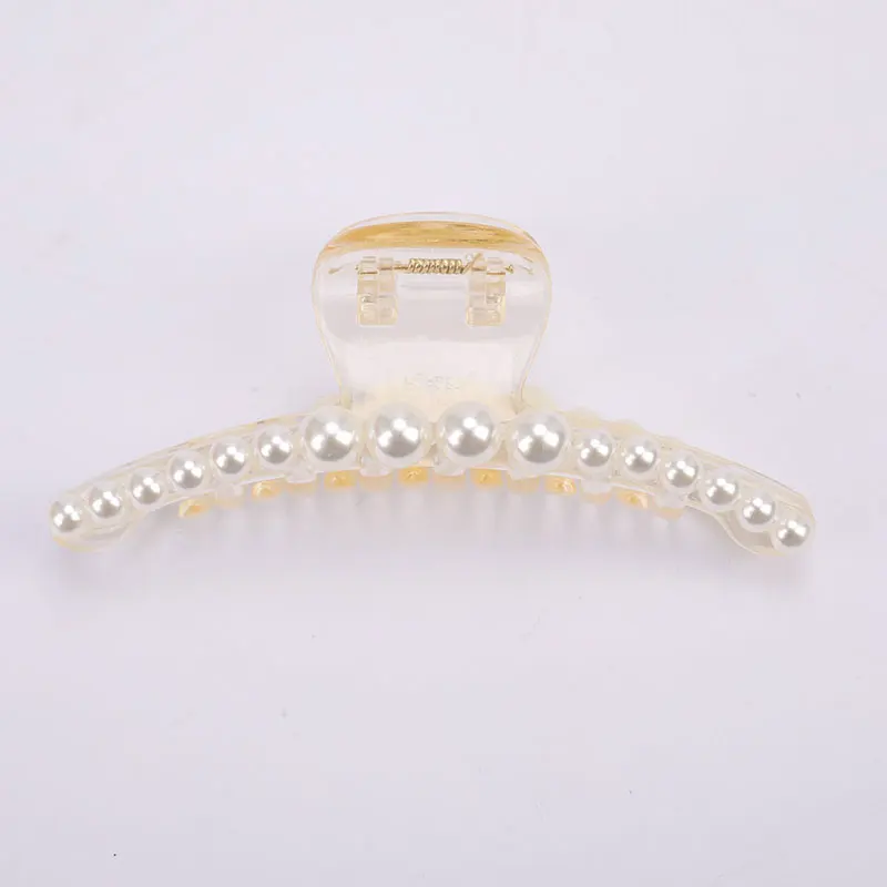 

1Pcs Barrettes Big Luxury Pearls Acrylic Hair Claw ClipsMakeup Crab Hair Claws Hair Styling Barrettes for Women Hair Accessories