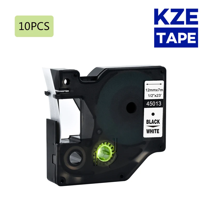 Dymo D1 12 мм 45013 черного цвета на белом Ленточные стикеры лента совместимый с принтер