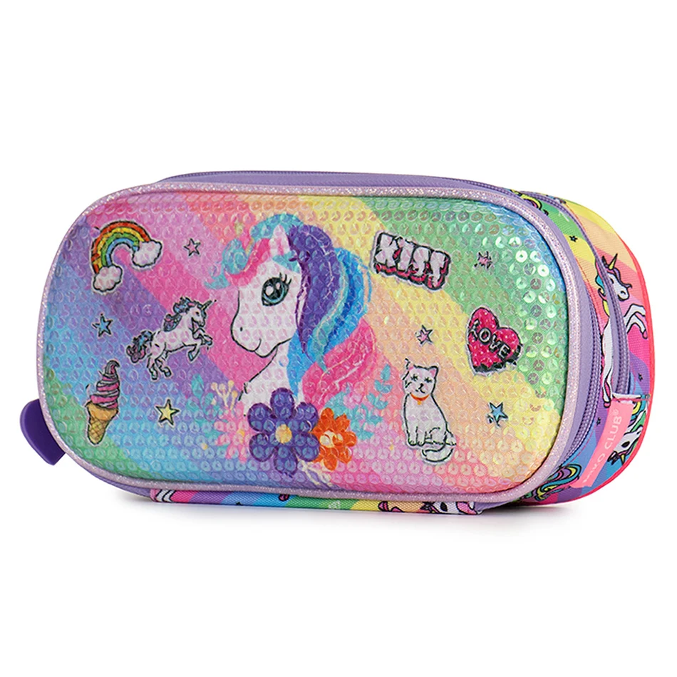 3 шт. Детские радужные школьные сумки с блестками и единорогом | Мать ребенок
