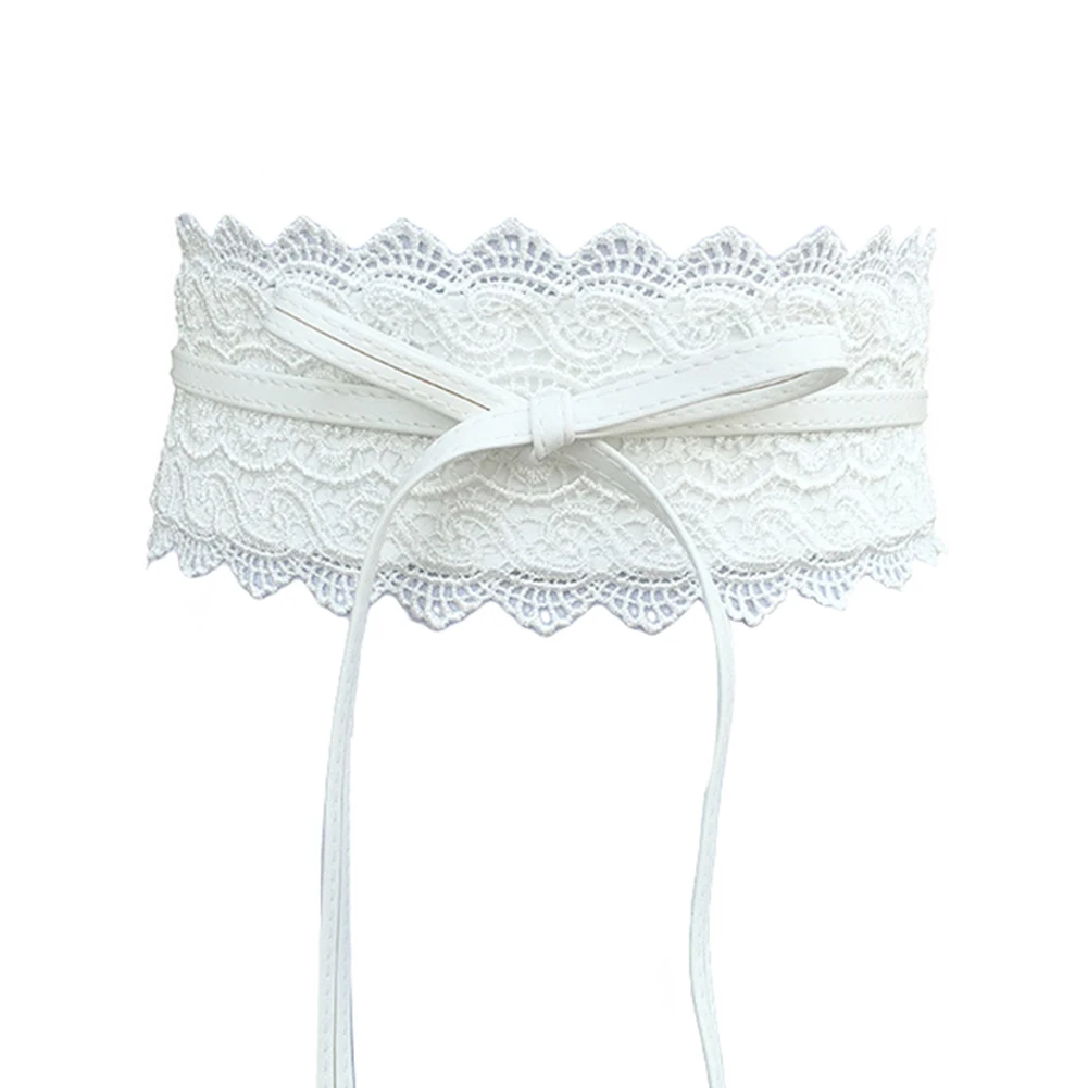 Модное женское платье бант из искусственной кожи кружевной широкий декоративный