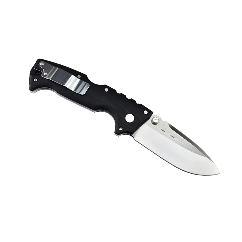 Cuchillo plegable de acero S35vn AD-10, herramienta de supervivencia EDC portátil de alta dureza para exteriores, cuchillo de fruta, lucha afilada, acampada, duradero