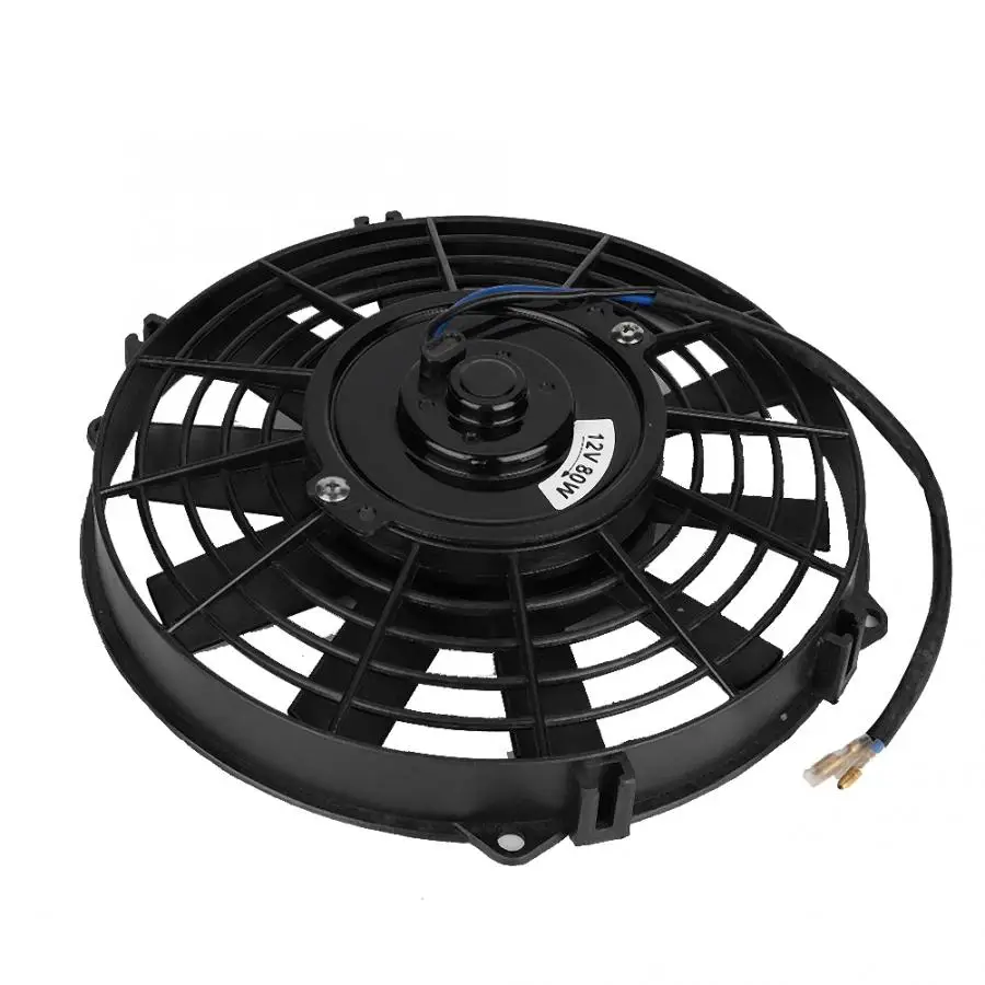 12V 80W 9inch Universal Car Curved Blade Air Conditioner Condenser Electric Cooling Fan | Автомобили и мотоциклы