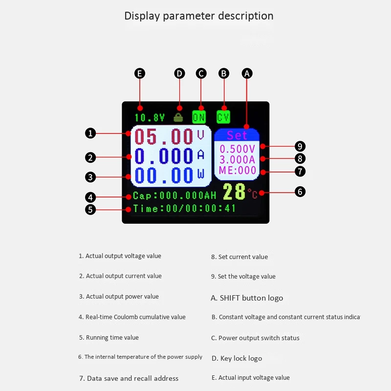 

QPS6005S Programmable Adjustable DC Power Supply Digital Regulated Step-Down Module Buck Voltage Converter
