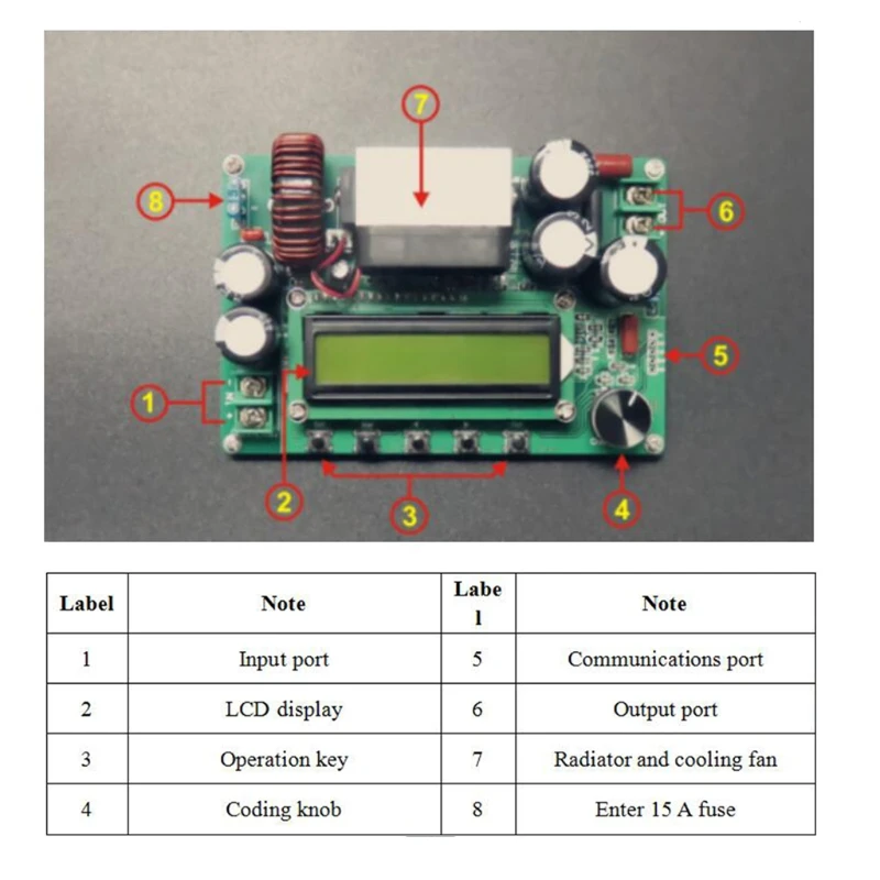 

DPX800S DC-DC Boost Converter CNC Booster Module Constant Voltage Current Adjustable Power Supply