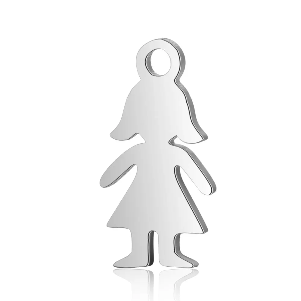 10 шт./лот Подвеска из нержавеющей стали для изготовления ювелирных изделий