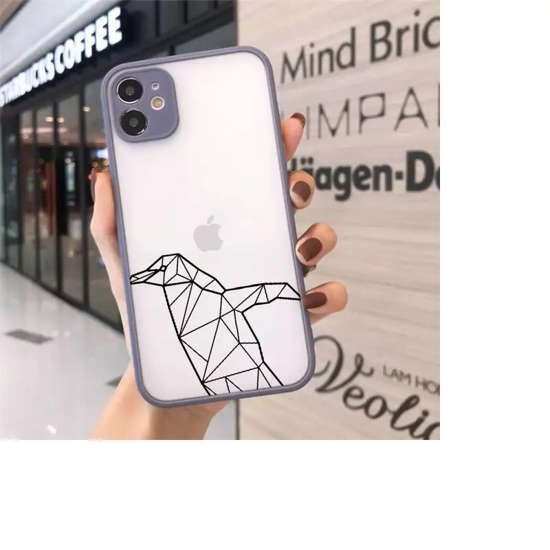 

Funny abstract black line art design Phone Cases matte transparent For iphone 7 8 11 12 plus mini x xs xr pro max cover