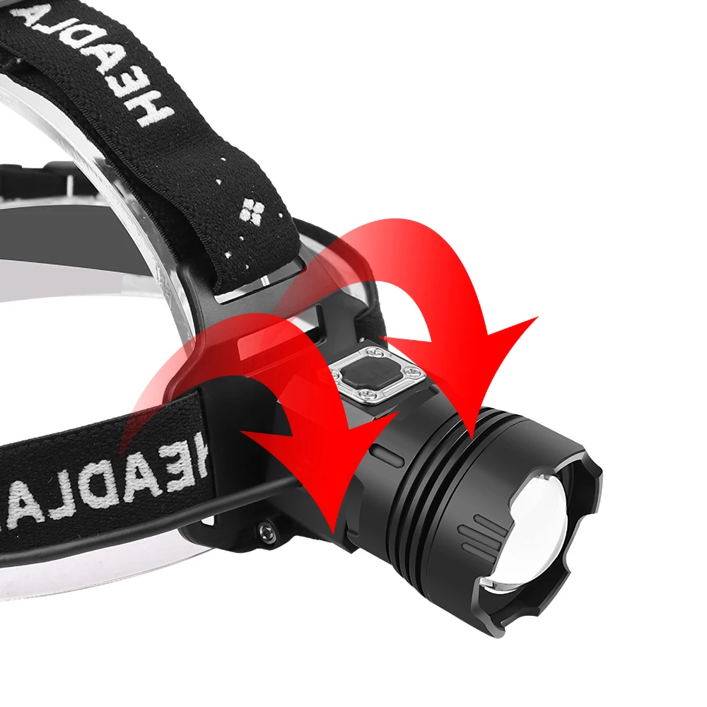 

USB Rechargeable LED Headlamp Headlight Head Light Torch Flashlight 18650 2500-2800 Lumens
