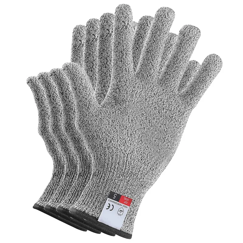 

2 Pairs Cut Resistant Gloves Food Grade Level 5 ,Kitchen for Oyster