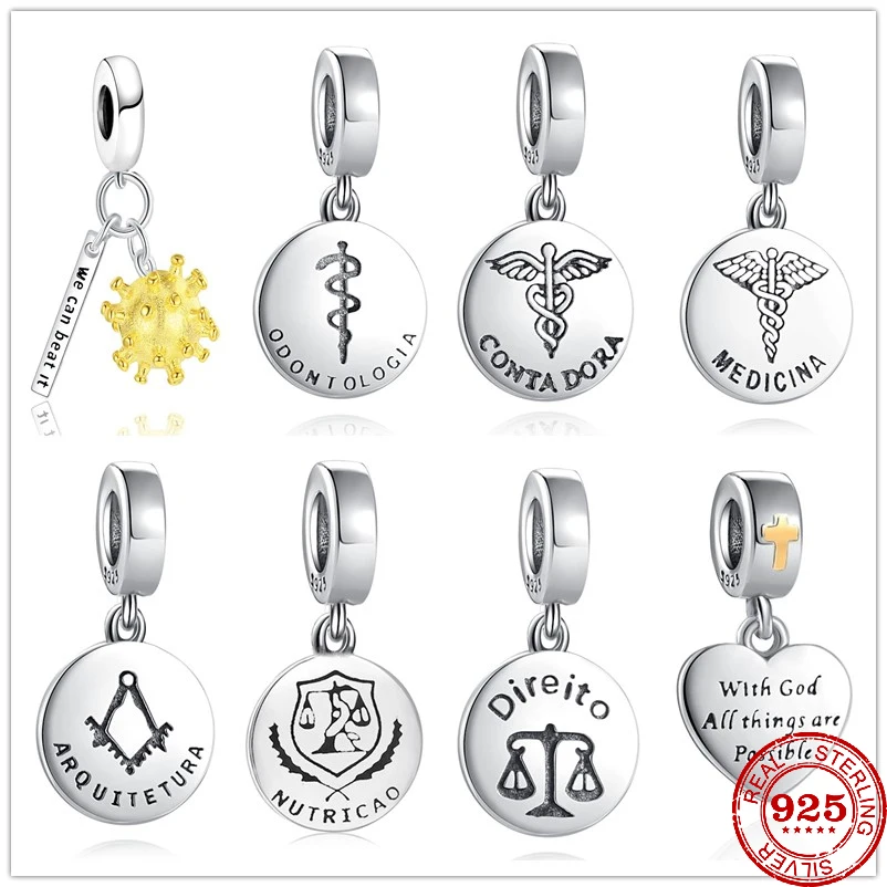 Подвеска-Крест женская из серебра 925 пробы с мелкими бусинами | Украшения и