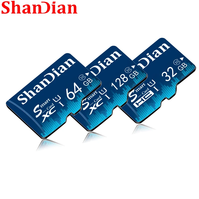 SHANDIAN умная SD-карта 32 Гб TF USB флэш-карта памяти для телефона и камеры карта Smartsd SD