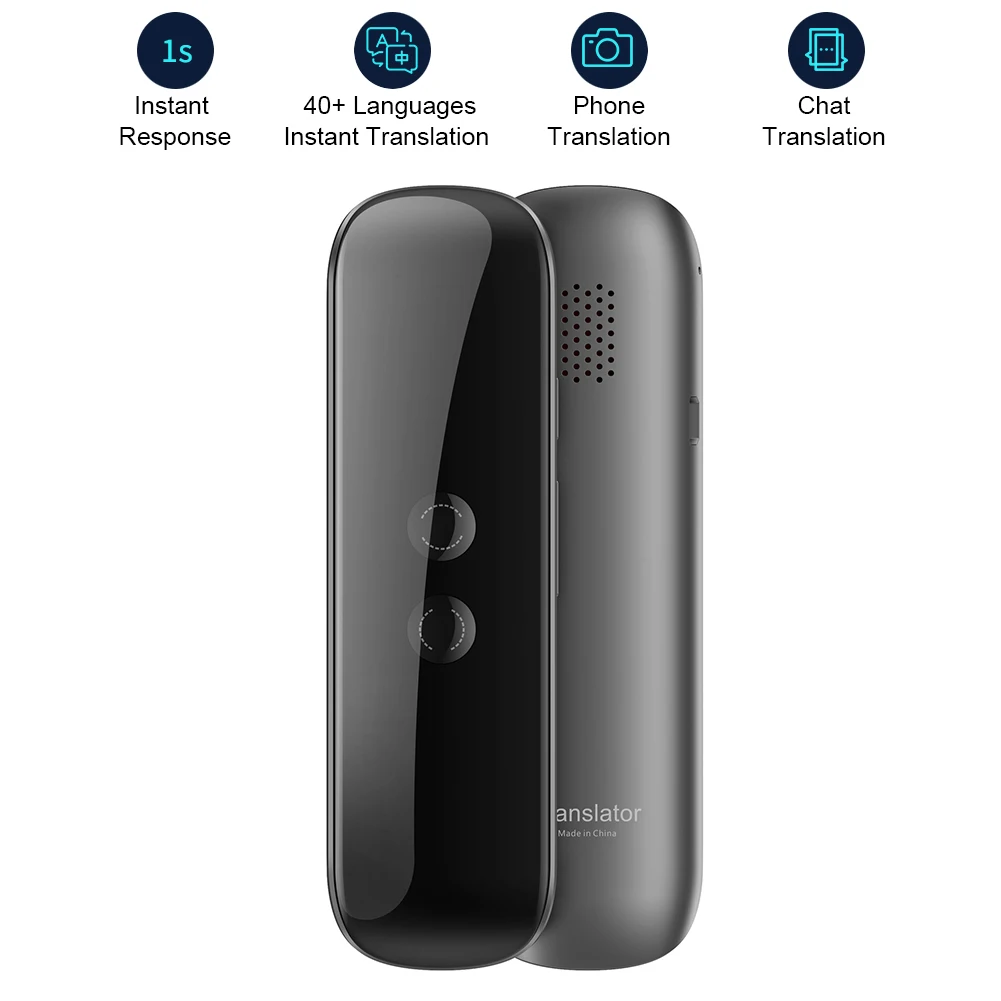 Мини Портативный беспроводной умный голосовой переводчик 40 язык двухстороннее