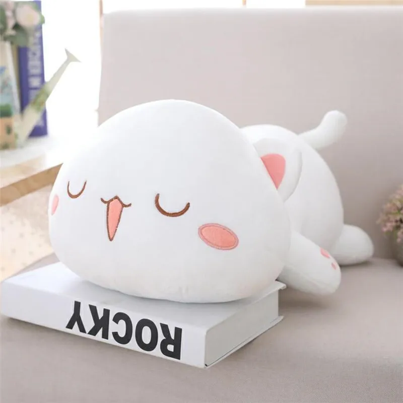 1 шт. 35/50/65 см Kawaii Лежащая кошка плюшевые игрушки Мягкая Милая кукла милая животная