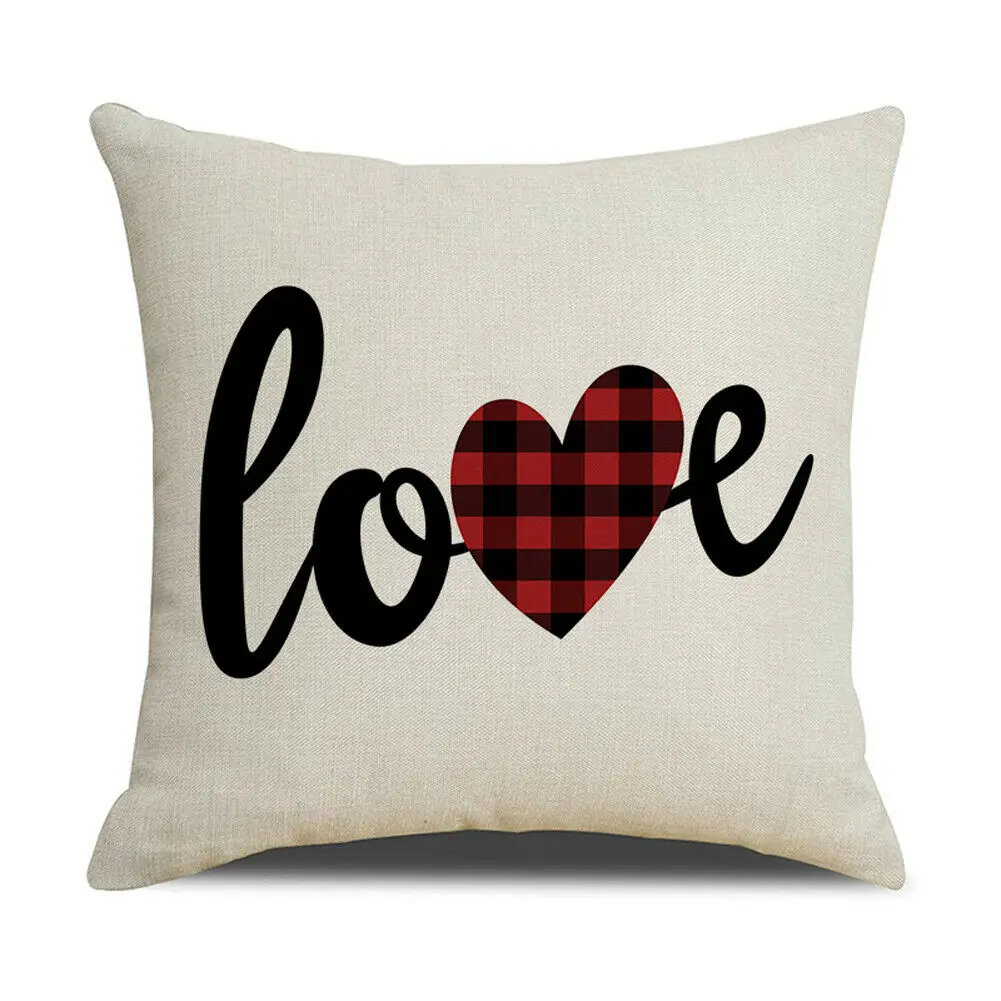 18 дюймов новый день Святого Валентина наволочка для подушки розовая Милая любовь