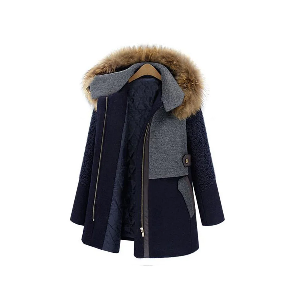 Женское пальто с капюшоном Sisjuly повседневное теплое на молнии карманами и 2019 |
