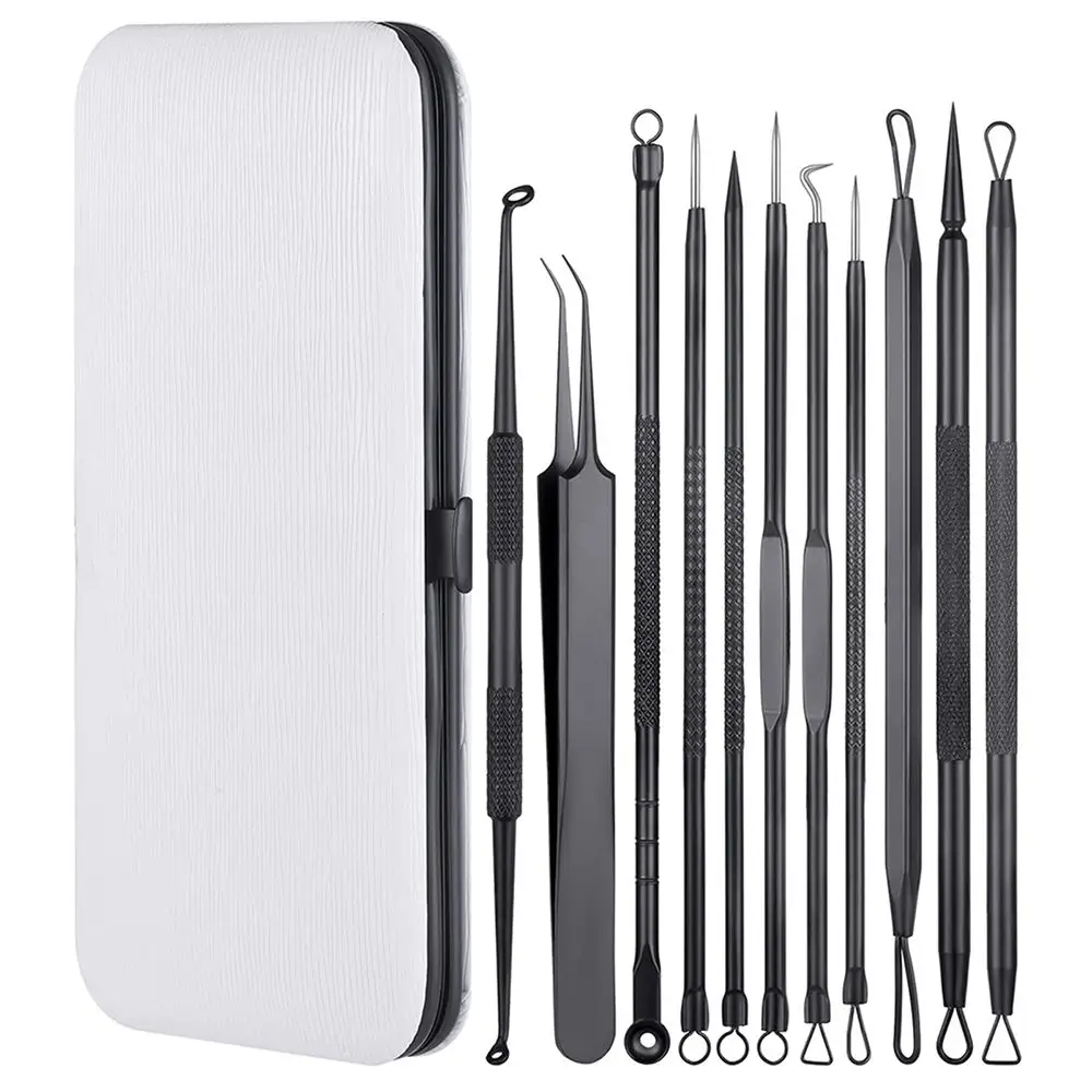 Инструменты для удаления белая головка Zit сжималка поры акне снятие иглы Уход за