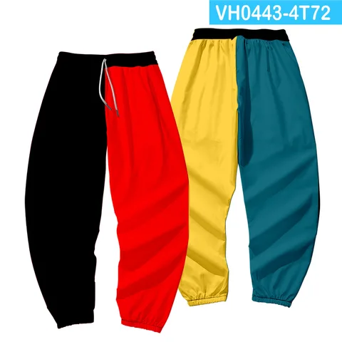 Брюки-карго мужские с множеством карманов, модные разноцветные спортивные штаны в стиле «Харадзюку», брюки-джоггеры в стиле хип-хоп, уличная одежда