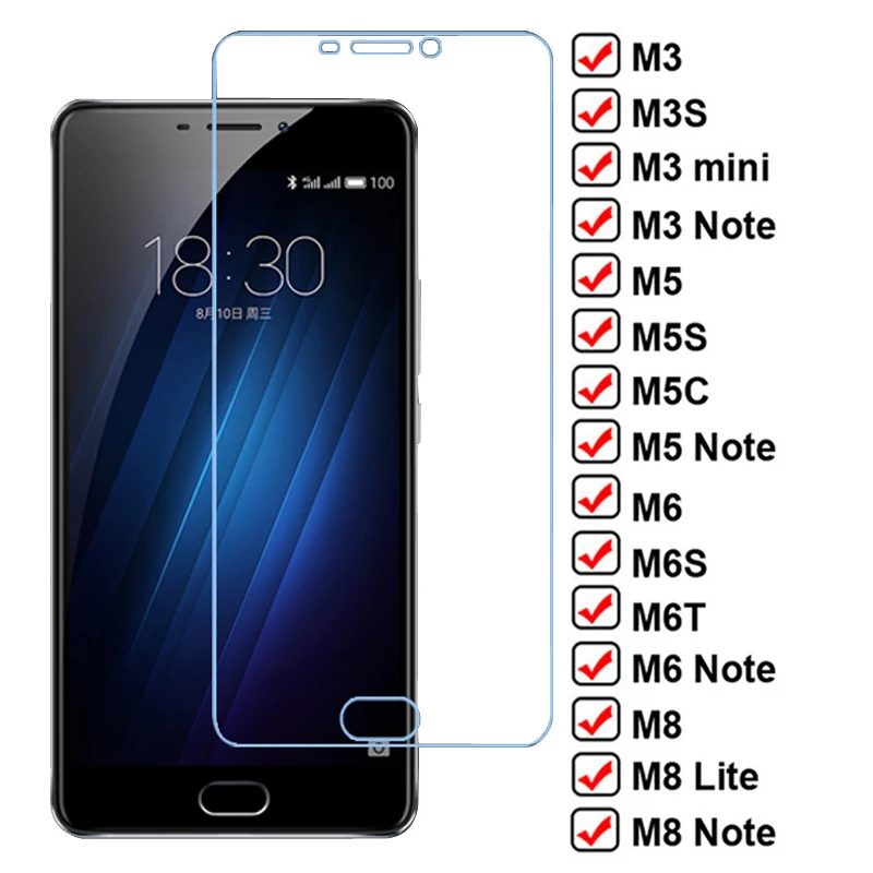 

Закаленное стекло для Meizu M5, M6 Note, M3 mini, M8 Lite, M3S, M5S, M5C, M6S, M6T, 5 шт.