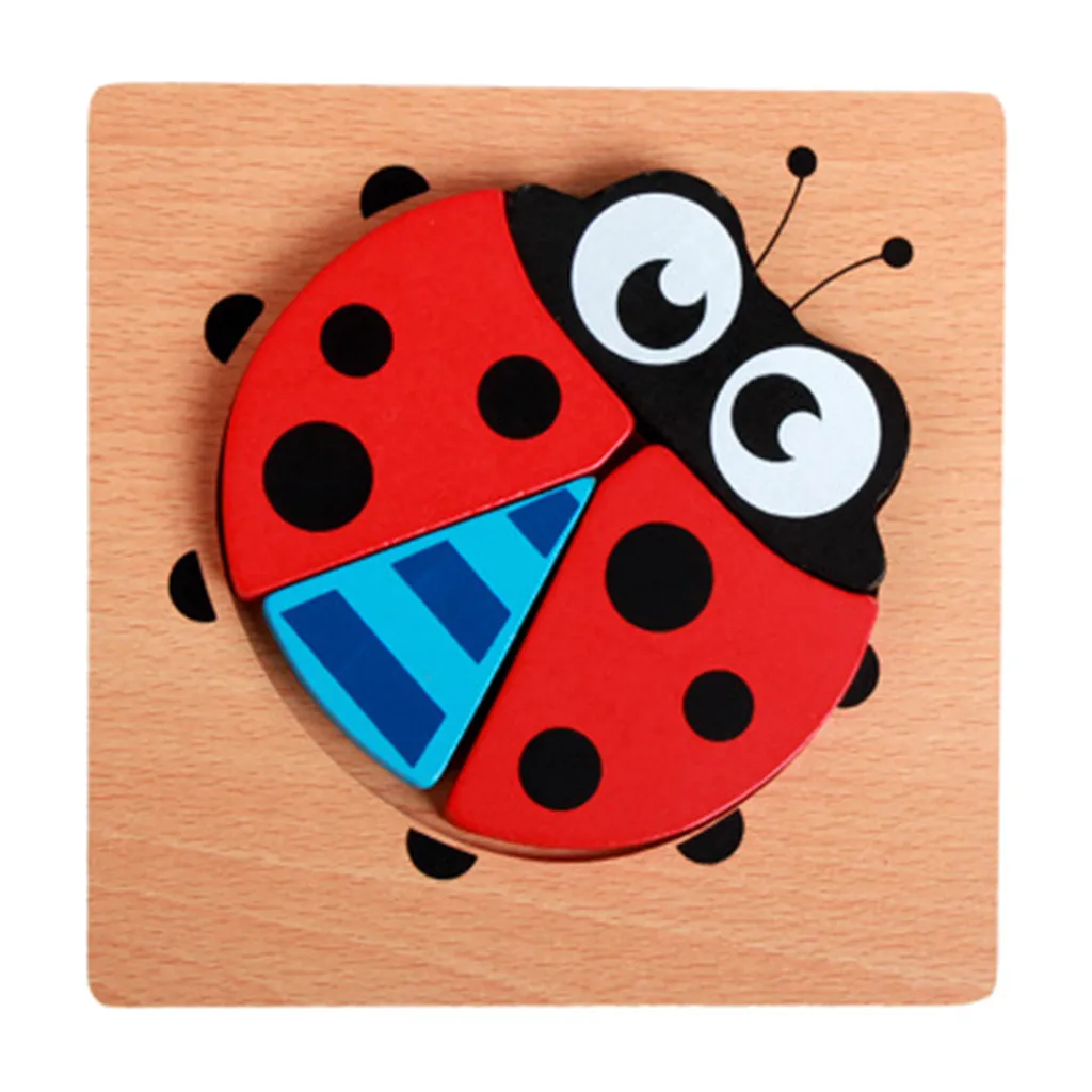 

Wooden Animal Puzzles for Toddlers 1 2 3 Years Old Boys Girls Educational Toy