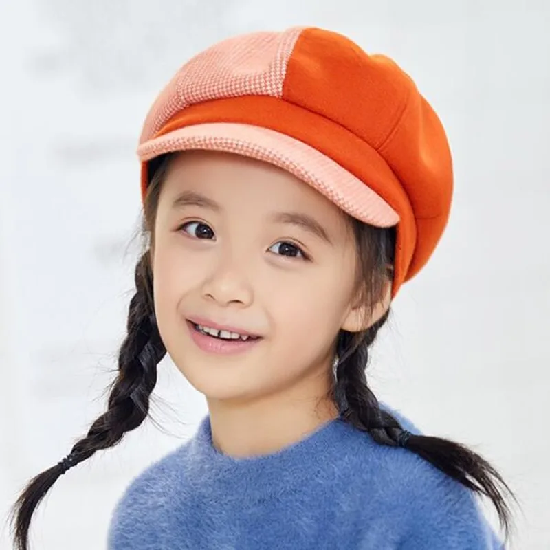 

SILOQIN Snapback Autumn Winter New Casual Woolen Baseball Cap For Women Trend Youth Painter Hats Thermal Parent-child Hat