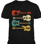 Забавная Мужская футболка женская футболка-новинка Мужская Новая футболка винтажная Ретро футболка игрока с бас-гитарой крутая футболка 010987