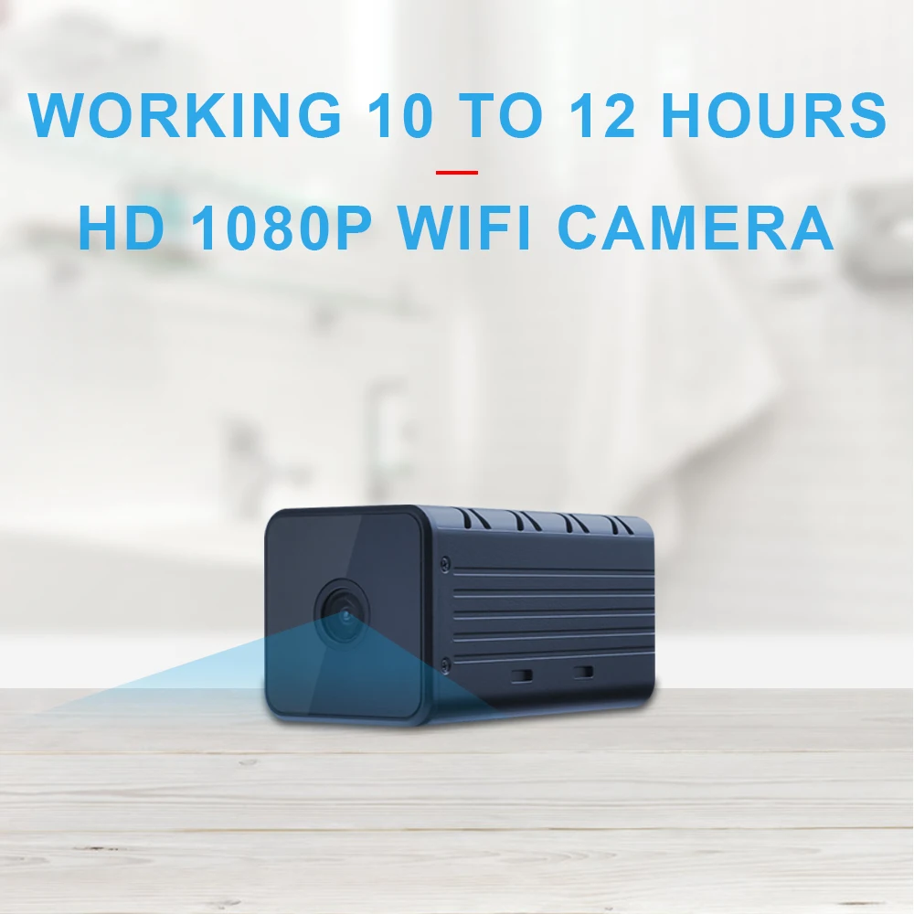 Беспроводная мини камера умная WiFi видеокамера IR 4 K 1080 P Vlog Espia HD ночное видение