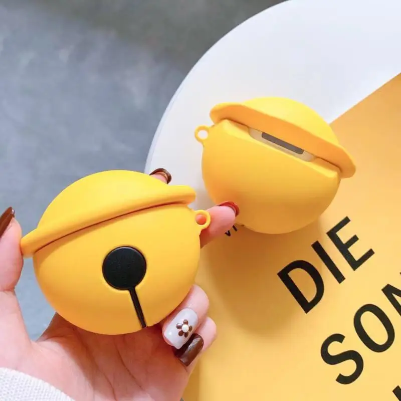 Дизайнерские V силиконовый чехол для наушников для airpod чехол 2 милые для apple Bluetooth наушники чехол мультфильм 3D вкладыши чехлы с рисунком дораэмона