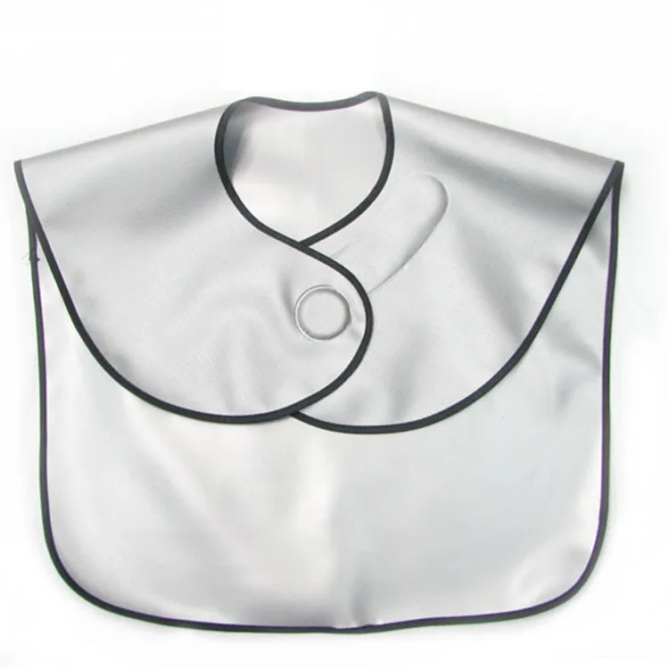 

New Silver Professional Barber Waterproof Hair Coloring Shawl Cape Hair Coloring Cape Durable Waterproof Non-Stick Hairdresser