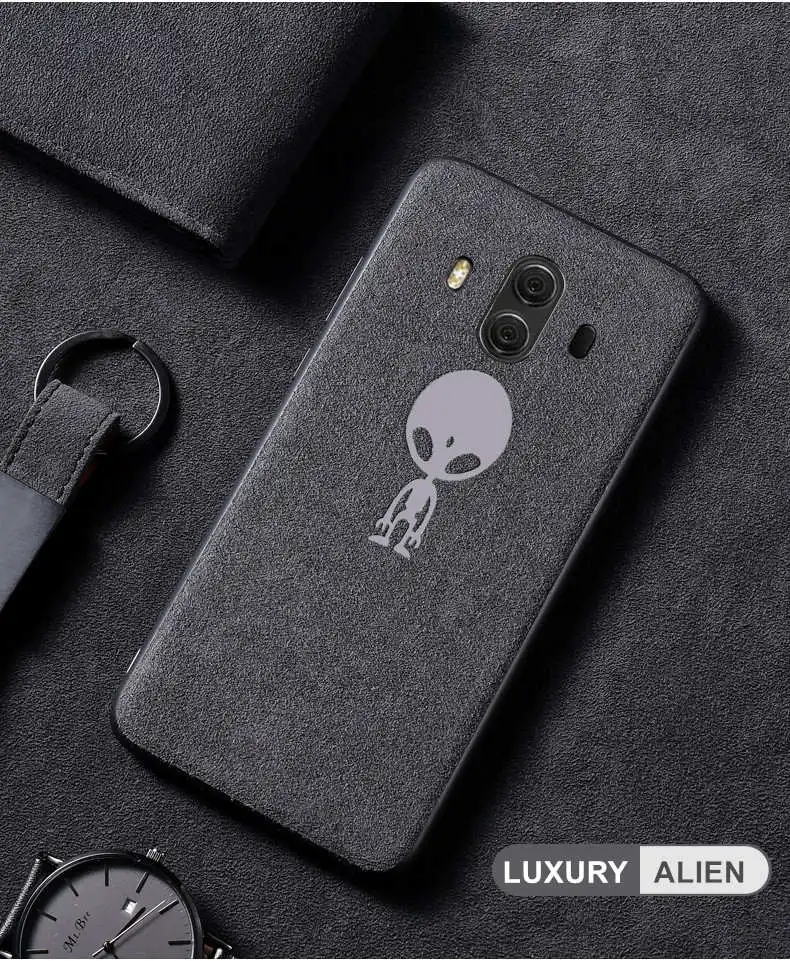 Роскошный кожаный чехол для huawei P20 P30 Pro mate 20 Nova 3 3i 4 5 Honor 10 Lite 9 8X P P10 Plus View V20 V10 V i Play замшевый чехол - Цвет: Imprint Logo WXR