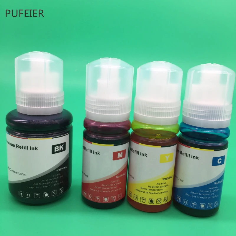 BK C M Y Color 001 T001 101 T101 T03Y EcoTank набор чернил для заправки в бутылке Epson L4150 L4160 L6160 L6170 L6190