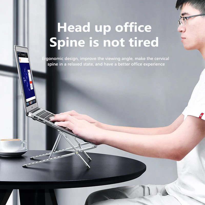 

Регулируемая алюминиевая подставка для ноутбука и планшета, универсальная Складная подставка для планшета и ноутбука