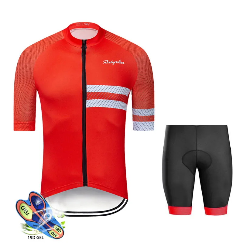 

2021 Summer Cycling Jersey Men's Style Short Sleeves Cycling Clothing Sportswear Outdoor Newest 19D GEL Pad Bike Clothing