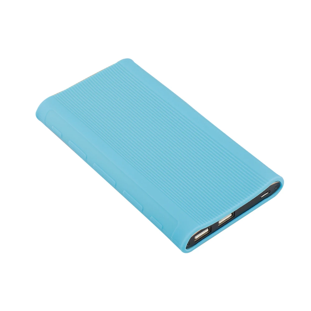 Силиконовый защитный чехол портативный внешний аккумулятор 20000 мАч из ТПУ для